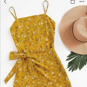 Open Back Wrap Dress